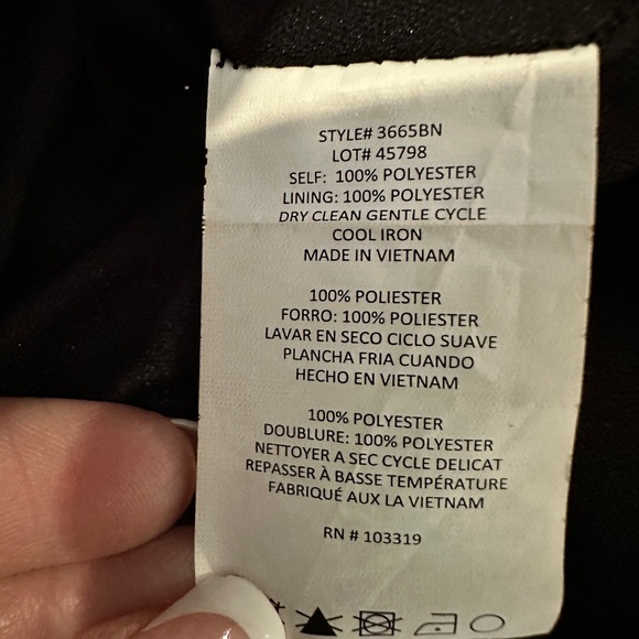 Blondie Nites by Stacy Sklar Glitter Iridescent Mini Dress Size 11 - Picture 5 of 15